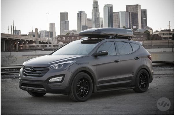 2014 Hyundai Santa Fe Sport with 20x8.5 Advan RSD wheels