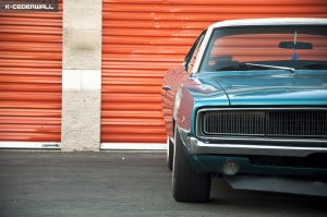 1968 Dodge Charger with 18x9 DPE R05 wheels