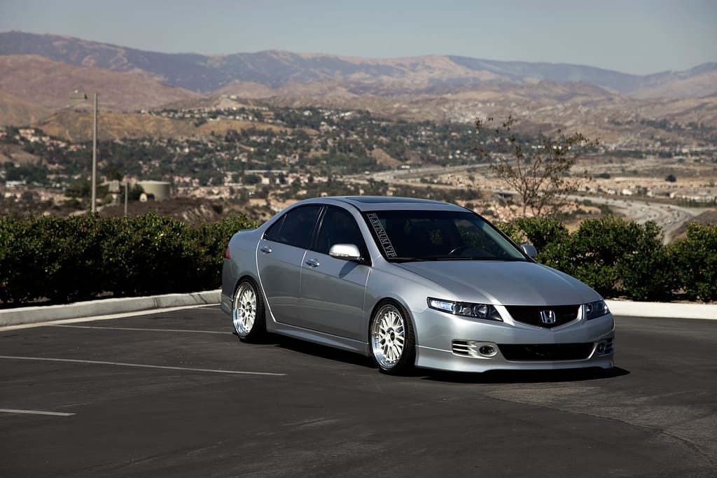 2006 Acura TSX with 18x8 BBS LM wheels