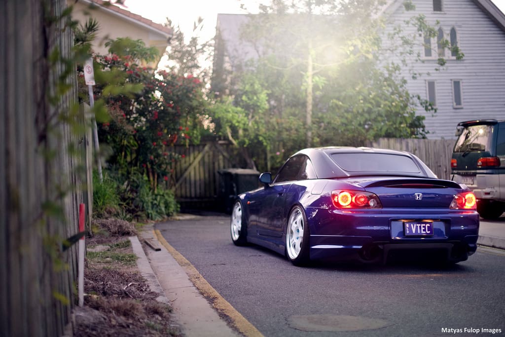 2000 Honda S2000 with 18x8 Work Meister S1 wheels