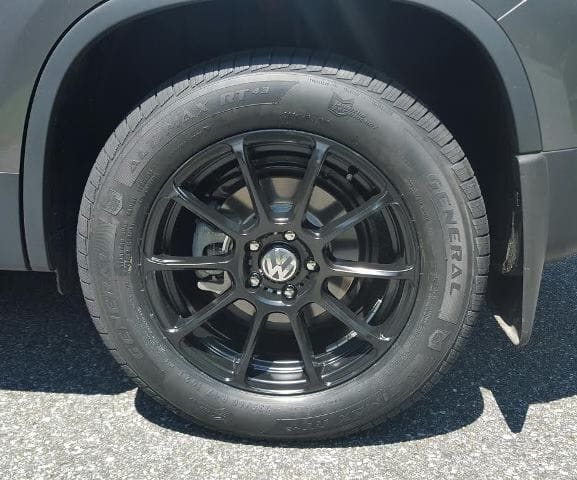 2014 Volkswagen Tiguan with 17x7.5 Konig Runlite wheels