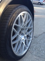 2011 Nissan Juke with 19x9.5 wheels