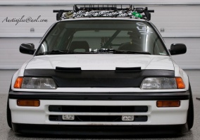 1989 Honda Civic with 15x7 Autobahn Mesh wheels