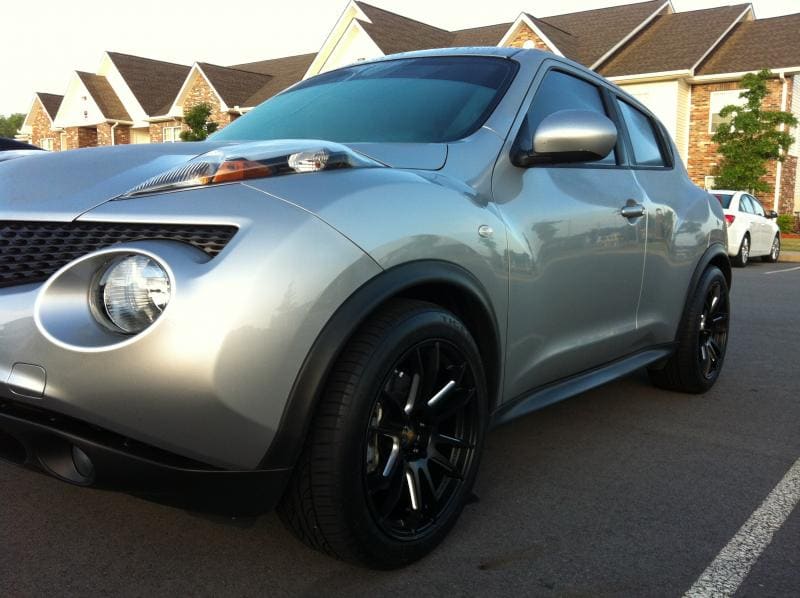 2011 Nissan Juke with 18x9 Konig Torch wheels