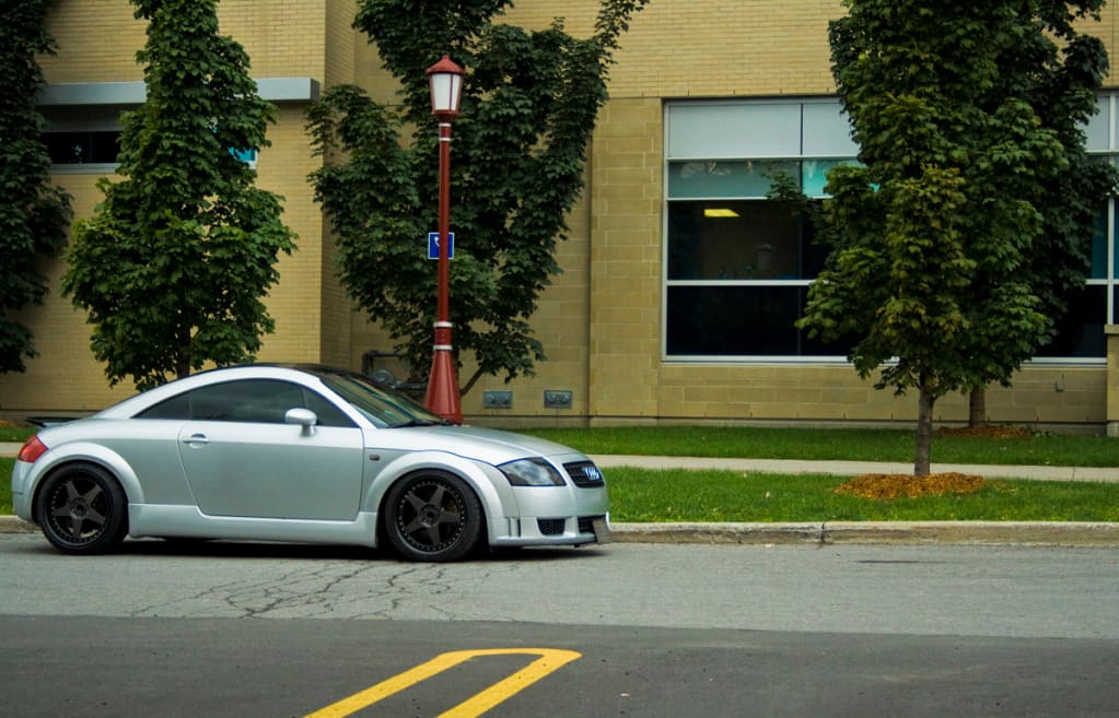 2000 Audi TT with 18x8 Rays Engineering Sebring wheels