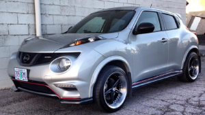 2012 Nissan Juke with 18x9.5 AMP Tsukuba wheels