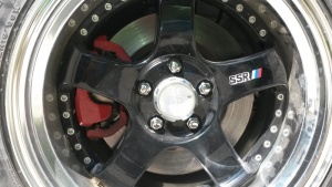 2014 Nissan Juke with 18x10.5 SSR Professor wheels