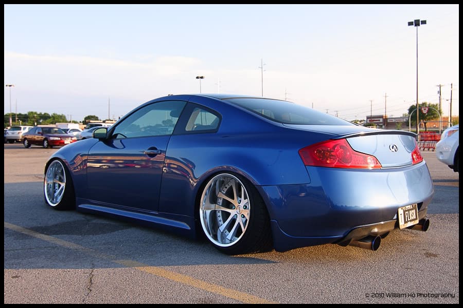 2005 Infiniti G35 with 19x10 Weds Kranze LXZ wheels