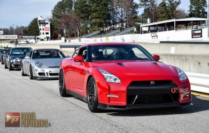 2014 Nissan GT-R with 18x10 Volk ZE40 wheels