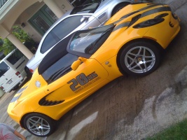 2010 Lotus Elise with 17x8 Stella Corse wheels