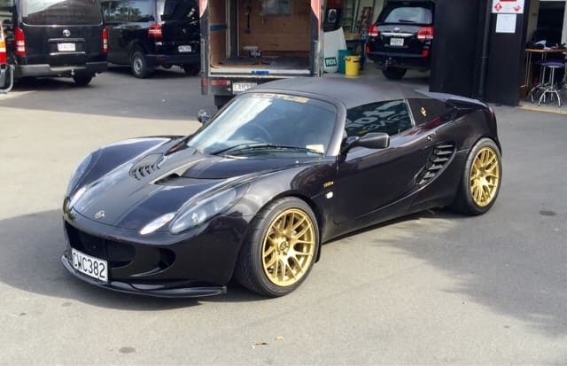 2011 Lotus Elise with 16x8 XXR wheels