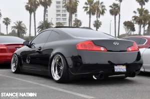 2004 Infiniti G35 with 20x9.5 Leon Hardiritt Orden wheels