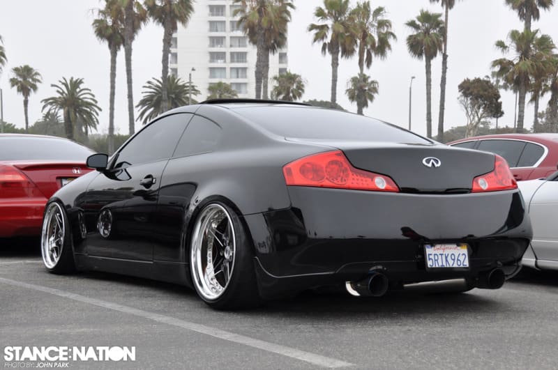 2004 Infiniti G35 with 20x9.5 Leon Hardiritt Orden wheels