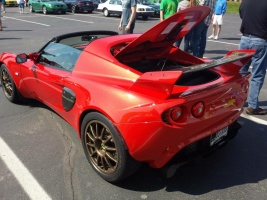 2011 Lotus Exige with 16x7 Team Dynamics Pro Race 1.2 wheels