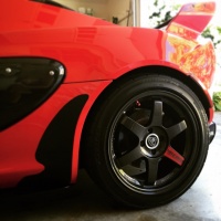 2011 Lotus Exige with 16x7.5 Rays Engineering TE-37SL wheels