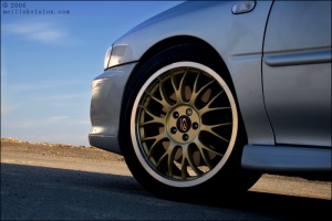 2003 Subaru Legacy with Rota wheels