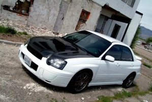 2004 Subaru Impreza with 17x8 Rota Torques wheels