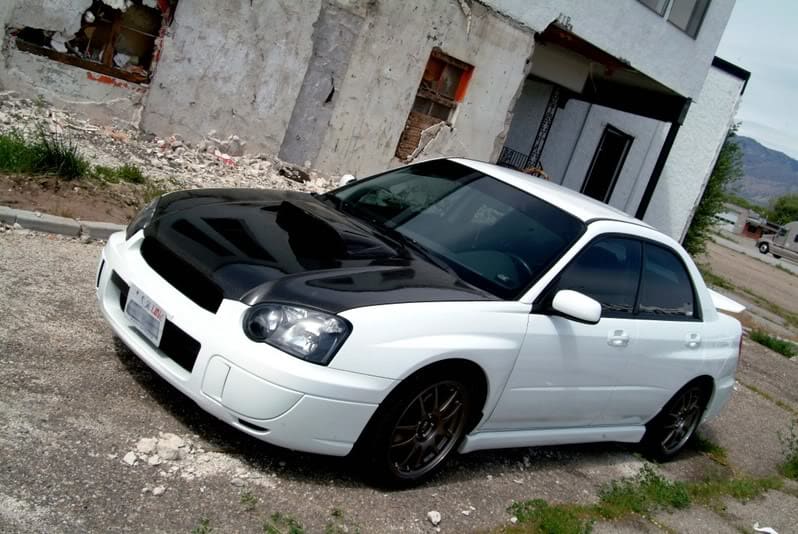 2004 Subaru Impreza with 17x8 Rota Torques wheels