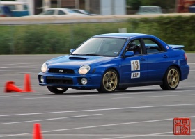 2003 Subaru Impreza with 17x8 wheels
