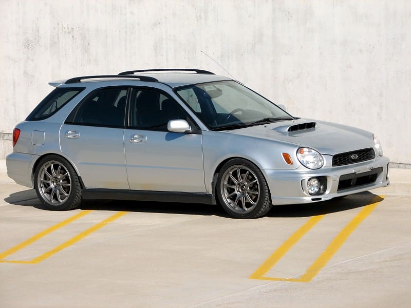 2003 Subaru Impreza with 18x7.5 Tarma 3 wheels