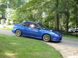 2006 Subaru Impreza with Rota G-Force wheels