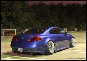 2004 Infiniti G35 with 19x10 Weds Kranze LXZ wheels