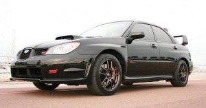 2004 Subaru Impreza with Rota wheels