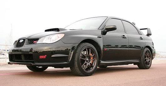 2004 Subaru Impreza with Rota wheels