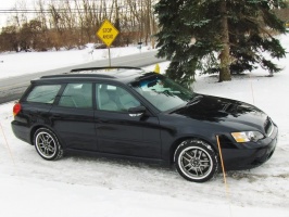 2006 Subaru Impreza with 17x7.5 Rota Subzero wheels