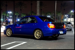 2004 Subaru Impreza with 17x8 Rota wheels