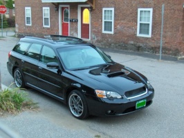 2006 Subaru Legacy with 17x7.5 Rota Subzero wheels
