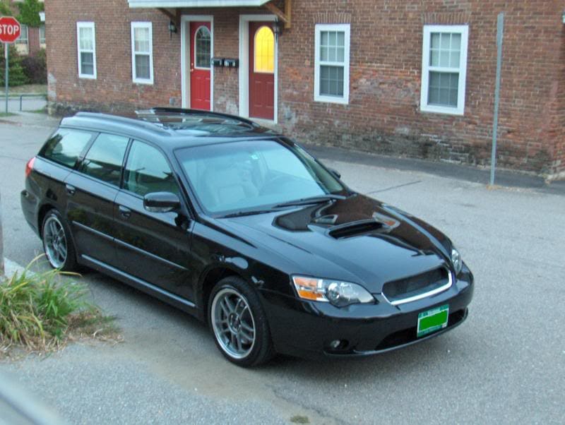 2006 Subaru Legacy with 17x7.5 Rota Subzero wheels