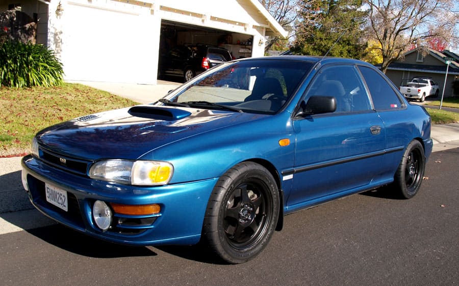 2000 Subaru Impreza with Rota Slipstreams wheels