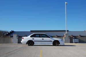 2000 Subaru Impreza with 17x7.5 Rota Formels wheels