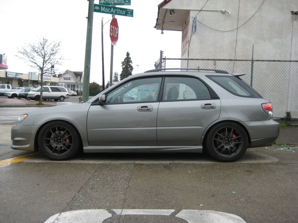 2006 Subaru Impreza with 17x7.5 Rota Torques wheels