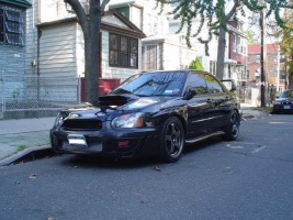 2004 Subaru Impreza with 18x8.5 Rota wheels
