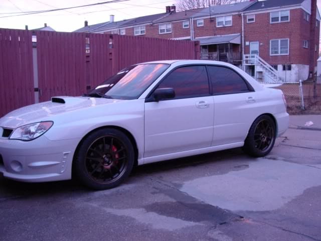 2007 Subaru Impreza with 18x8 Rota Torque Royal wheels