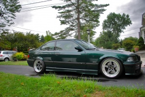 1999 BMW M3 with 17x9 Cromodora wheels