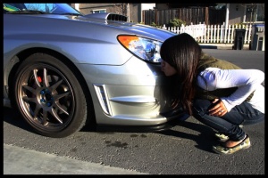 2006 Subaru Impreza with 17x8 Rota Torques wheels