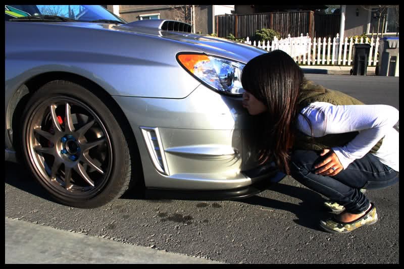 2006 Subaru Impreza with 17x8 Rota Torques wheels