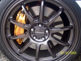 2004 Subaru Impreza with Rota Tarmac 3 wheels