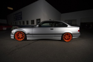 1995 BMW M3 with 18x8.5 BBS wheels