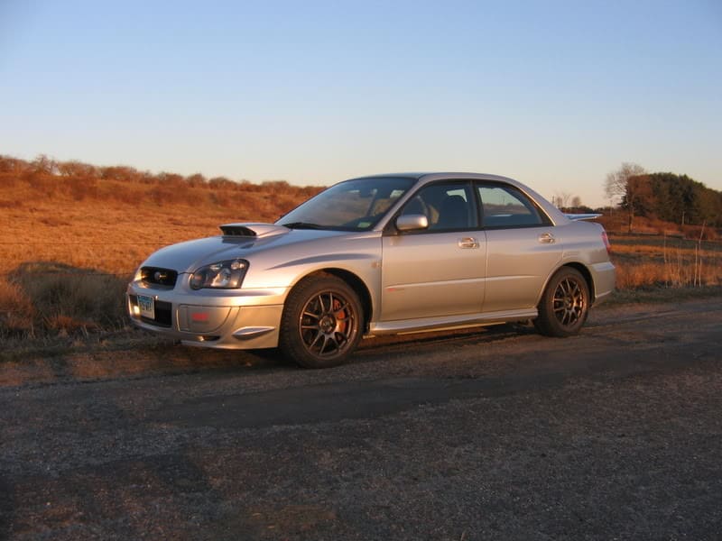 2004 Subaru Impreza with Rota Torques wheels