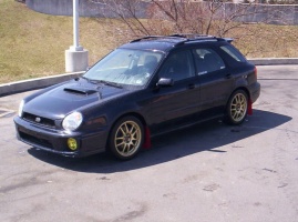 2002 Subaru Impreza with 17x7.5 Rota Torques wheels