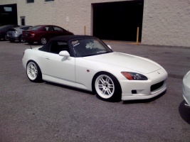 2001 Honda S2000 with 17x9.5 Enkei RPF1 wheels