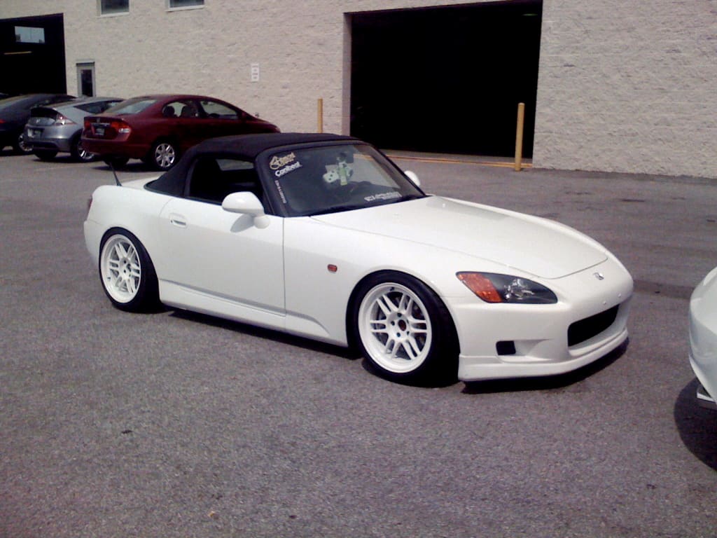 2001 Honda S2000 with 17x9.5 Enkei RPF1 wheels