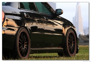 2003 Subaru Impreza with 18x8.5 Rota SVN wheels
