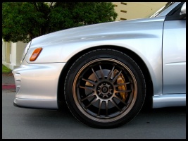 2003 Subaru Impreza with Rota SVN wheels