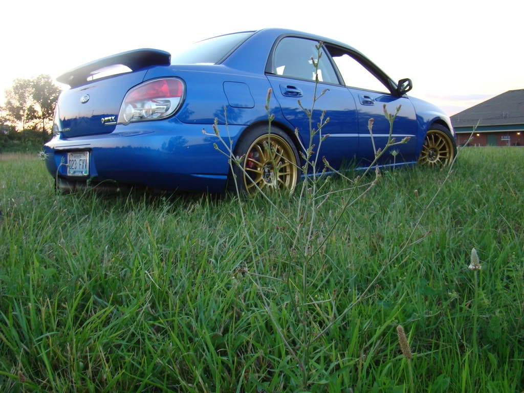 2006 Subaru Impreza with 18x8.5 Rota SVN wheels