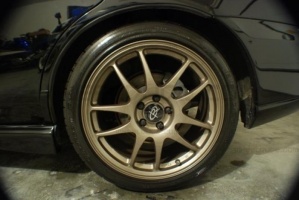 2004 Subaru Impreza with 17x8 Rota Torque wheels